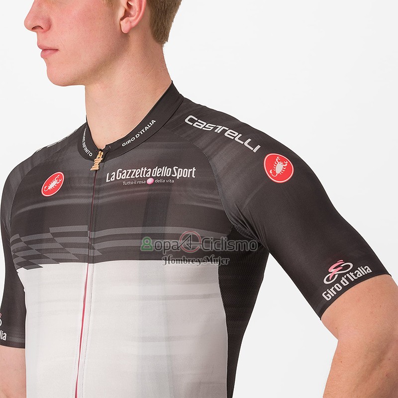 Giro d'Italia Ropa Ciclismo Culotte Corto 2023 Hombre Mangas Cortas Negro